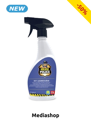 Fettreiniger «Grease Police», mit Mikrofasertuch