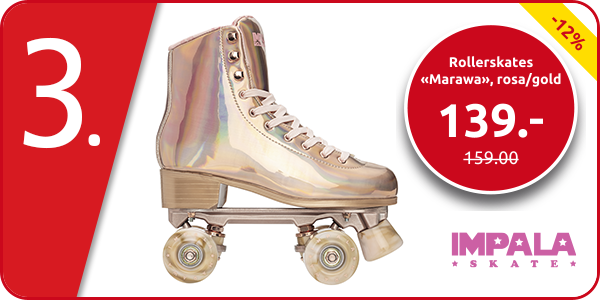Impala Rollerskates «Marawa», rosa/gold