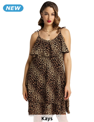 Kleid mit Leopardenprint