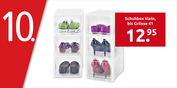 Schuhbox klein, bis Grösse 41