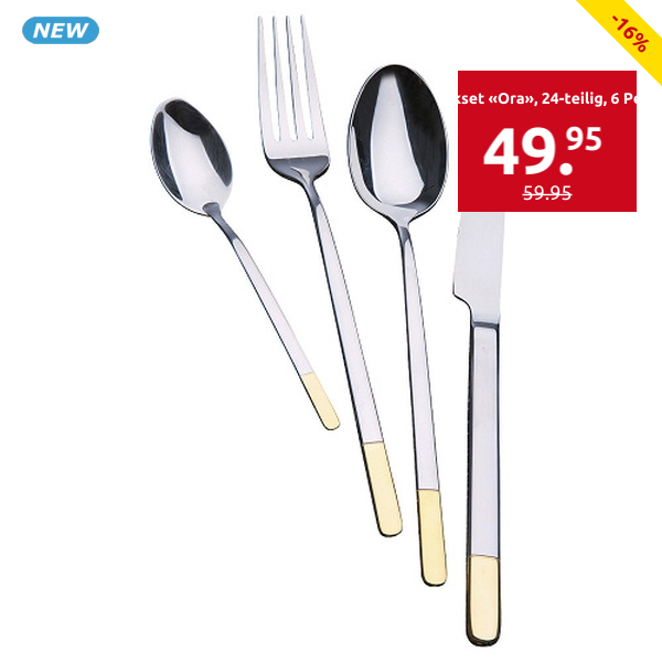Besteckset «Ora», 24-teilig, 6 Personen