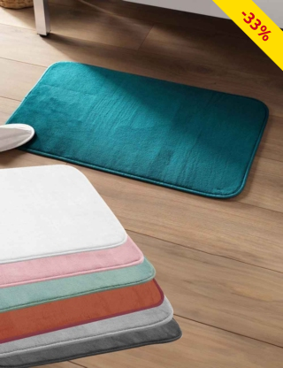 Badteppich «Vitamine», 45 x 75 cm, petrol