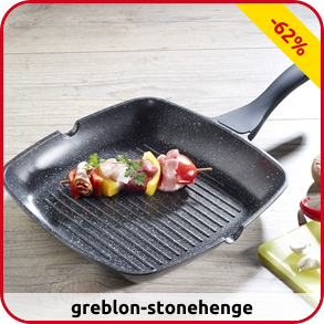 Grillpfanne «Stein» für die fettarme Küche