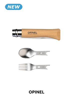 OPINEL Komplettset «Picnic+», 4-teilig, mit Messer N°08