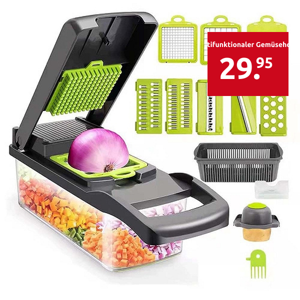 Multifunktionaler Gemüsehobel, 14-teilig
