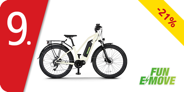 Fun E-Move Elektrovelo «GF25», 9 Gänge, mit LED-Beleuchtung, Reichweite 65-80 km