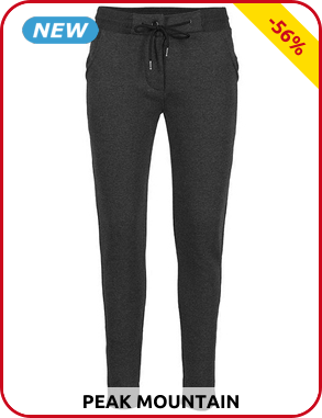 Peak Mountain Pantalon Damen-Jogginghose «Annecyo/wz», dunkelgrau meliert