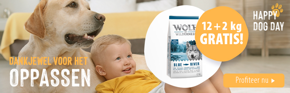 Wolf of Wilderness 12 + 2 kg gratis!