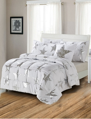 Bettinhalt bedruckt «Stars»