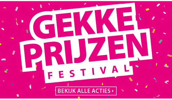 Gekke prijzen festival - profiteer van alle acties!