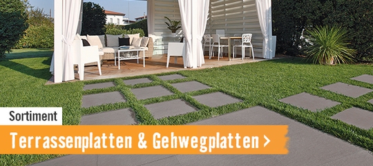 Terrassenplatten und Gehwegplatten im HORNBACH Onlineshop