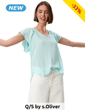 Q/S by s.Oliver Bluse, aqua