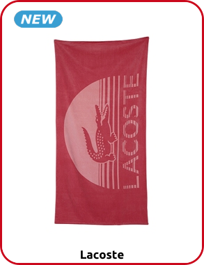 Lacoste Strandtuch «Day Break», 90 x 180 cm