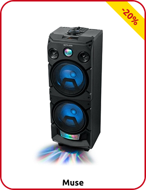 Muse Grosser Lautsprecher Bluetooth «Partybox», H 83,5 cm