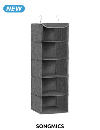 SONGMICS Organisateur d'armoire, L 30 x H 90 x P 30 cm
