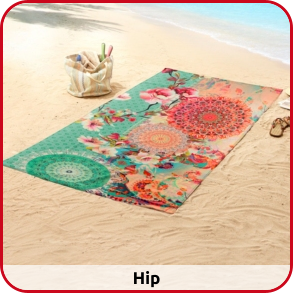 Strandtuch «Nandini», 100 x 180 cm