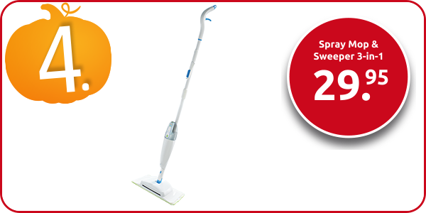 Spray Mop & Sweeper 3-in-1