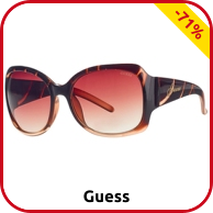 Sonnenbrille von Guess, braun mit Logodetails
