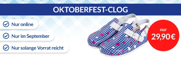 Nur im September: Oktoberfest-Clog