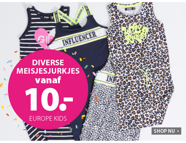 Diverse meisjesjurkjes vanaf 10 euro