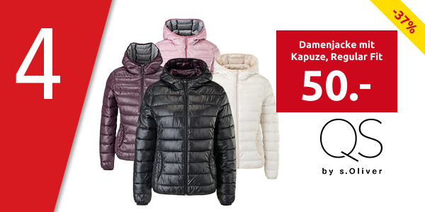 Q/S by s.Oliver Damenjacke mit Kapuze, Regular Fit