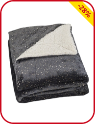 Fleecedecke «Shiny», ultra weich, 150 x 200 cm