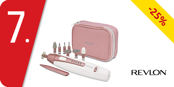 Revlon Maniküre-Set «Style & Dry», rosa/weiss