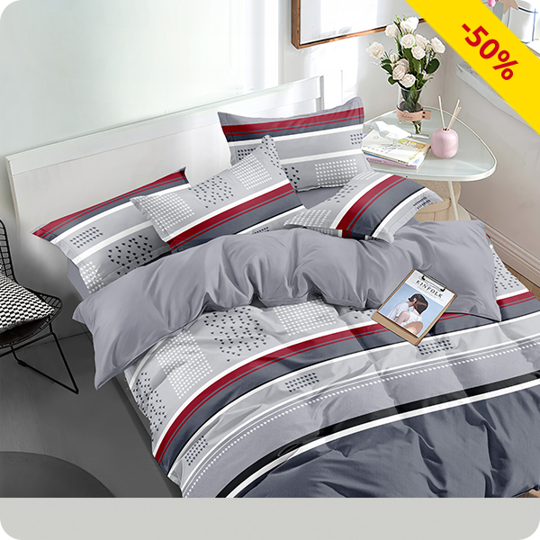 Duvetanzug «Idriss» 160 x 210 cm + Pfulmenanzug 65 x 100 cm