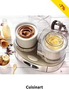 Glacemaschine Duo Cuisinart, für 2 Eissorten