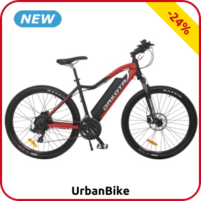 UrbanBike Elektrovelo «Dakota», rot