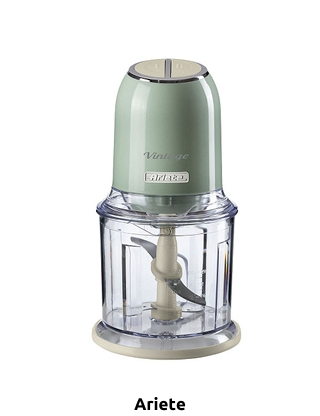 Ariete Zerkleinerer «Vintage», 2 Geschwindigkeiten, grün