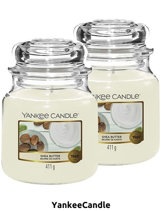 Duft-Kerzen «Shea Butter», 2 Stück