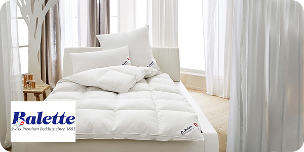 Bettinhalt «Comfort» mit echten Federn, Marke Balette