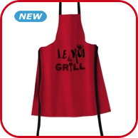 Küchenschürze «King», rot