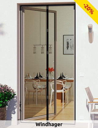 Windhager magnetisches Fliegengitter, B 95 x H 215 cm