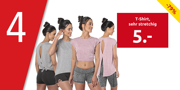 T-Shirt, sehr stretchig