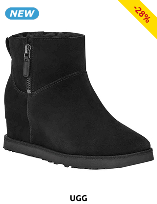 UGG Stiefeletten «Mini zip», schwarz