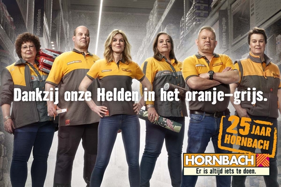 Al 25 jaar in Nederland, dankzij onze Helden in het oranje-grijs! | HORNBACH