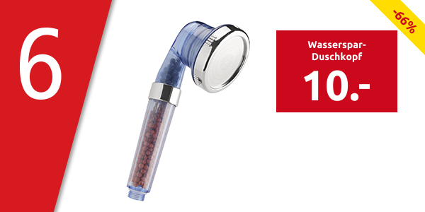 Wasserspar-Duschkopf «Koreanischer Stil 3-in-1»