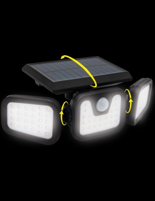 MEDIASHOP Solarlampen «Triosolar», 2er-Set, 74 LEDs