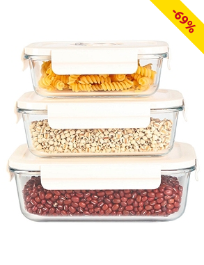 Sous-Vide-Aufbewahrungsboxen, 3er-Set, mit Pumpe