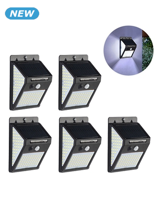 Sicherheitslampen, 150 LEDs, 5er-Set