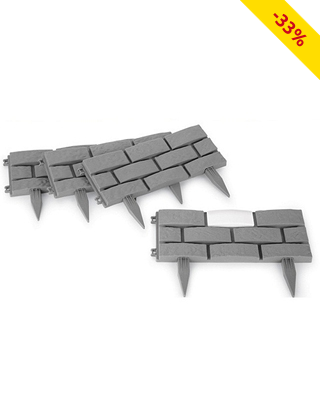 Solar-Beetumrandung, 4-teilig