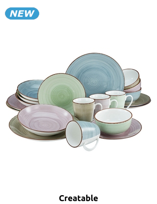 Creatable Kombiservice «Samba», 20-teilig