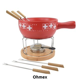 Ohmex Fondue-Set «FND 2227», mit Rechaud & 6 Gabeln