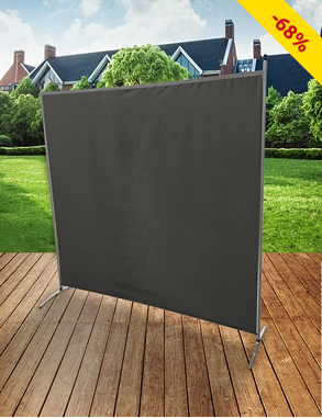 Stellwand «Prime», 178 x 178 cm, grau