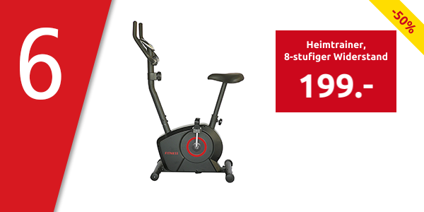 Heimtrainer, mit LCD-Bildschirm, 8-stufiger Widerstand