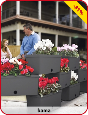 Zusammensetzbarer Blumenkasten, 5 Stück