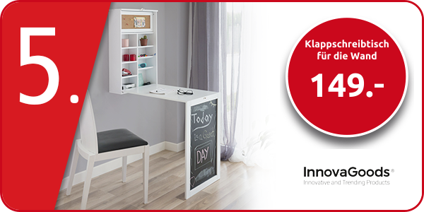 Klappschreibtisch für die Wand