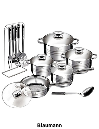 Blaumann Kochgeschirr, 17-teilig
